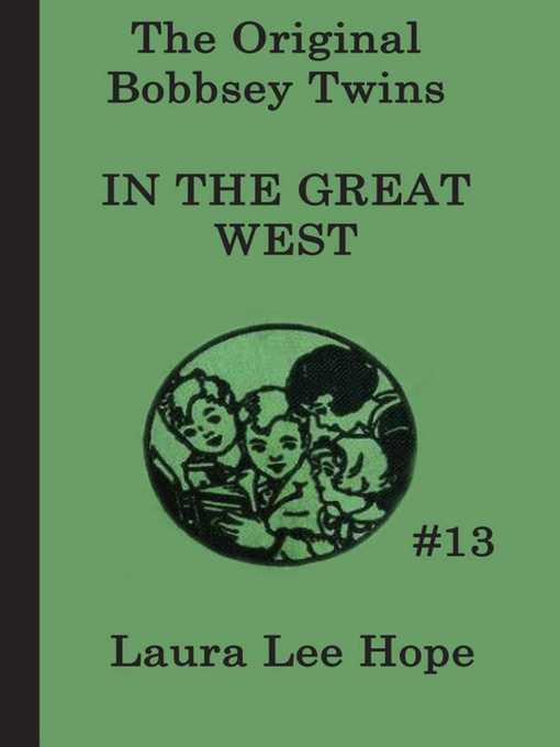 Cover image for The Bobbsey Twins in the Great West